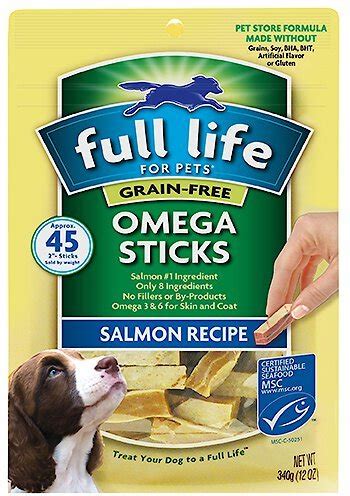 Full Life for Pets Omega Salmon Sticks 12 Oz for sale online 